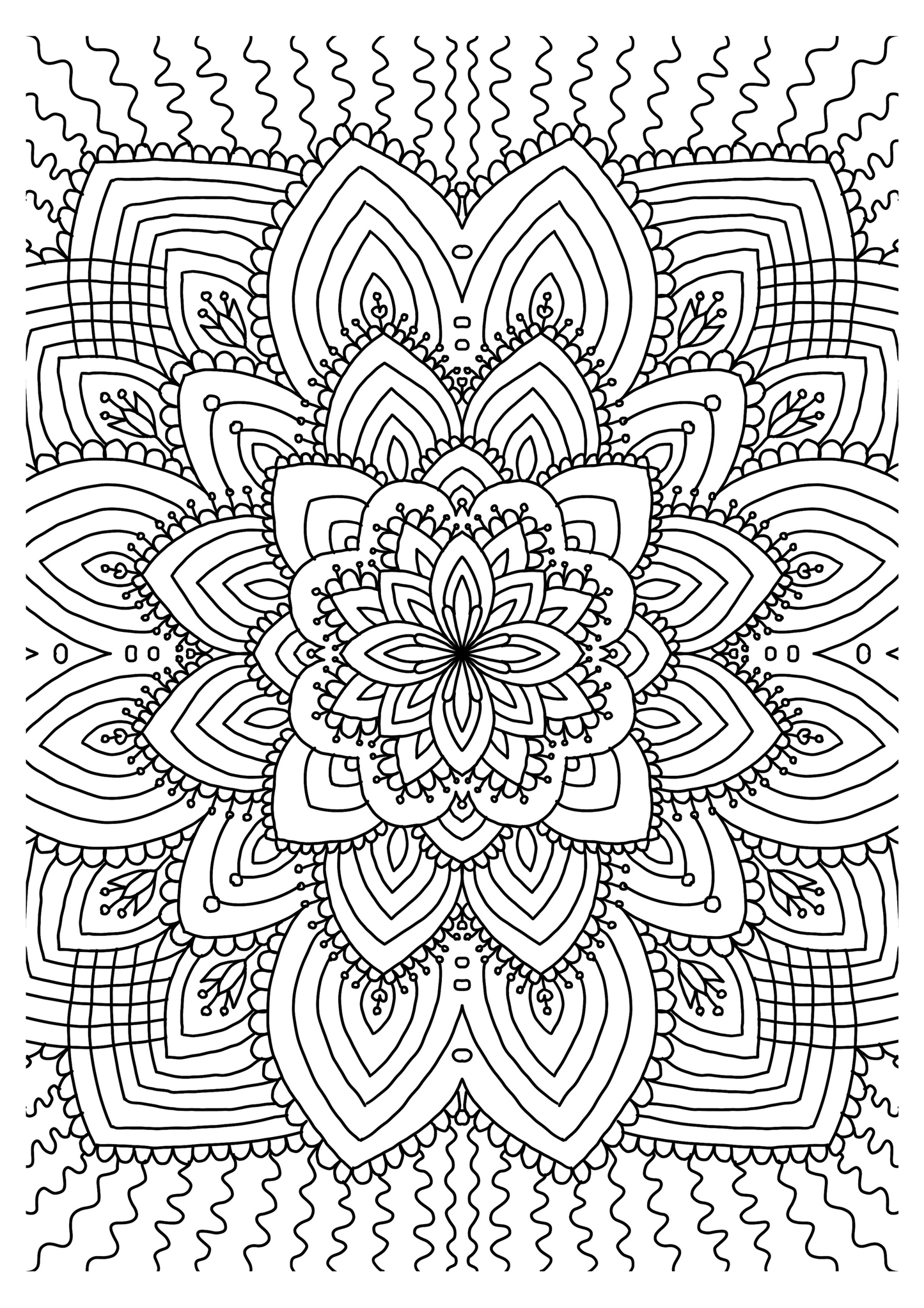 Mandala Coloring Set