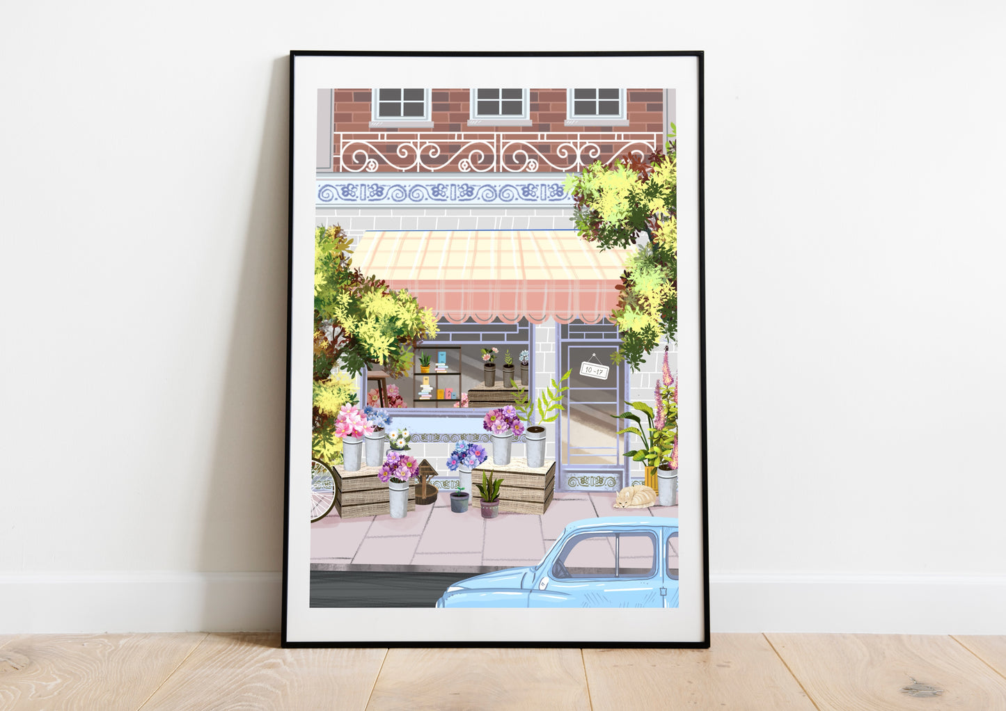 Whimsical Florist Art Print