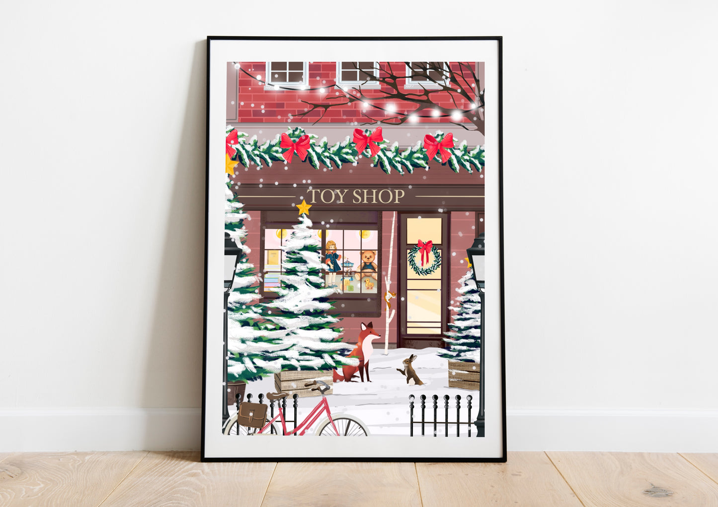 Christmas Toy Shop Print